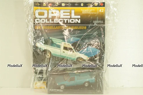 Opel Campo pickup 1993, green metallic, OPC042, Opel Collection #42, Altaya  1:43 с журналом, запечатанный!