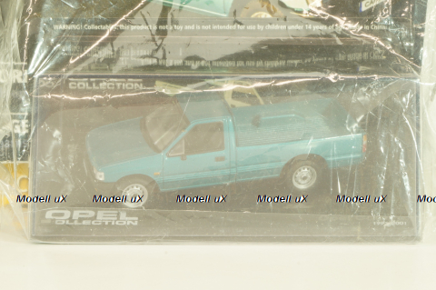 Opel Campo pickup 1993, green metallic, OPC042, Opel Collection #42, Altaya  1:43 с журналом, запечатанный!