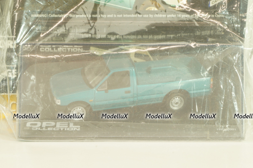 Opel Campo pickup 1993, green metallic, OPC042, Opel Collection #42, Altaya  1:43 с журналом, запечатанный!