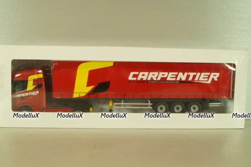 DAF XG with semi-trailer "Carpentier" 2008, red, 117898, Eligor 1:43 