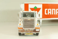 Chevrolet Bison with semi-trailer Canadian Tire, 1978, white/orange, American trucks, France №81, Altaya 1:43