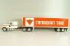Chevrolet Bison with semi-trailer Canadian Tire, 1978, white/orange, American trucks, France №81, Altaya 1:43