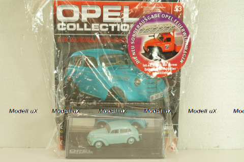 Opel Kadett K38 1937, light blue, OPC053, Opel Collection #53, Altaya  1:43 с журналом, запечатанный!