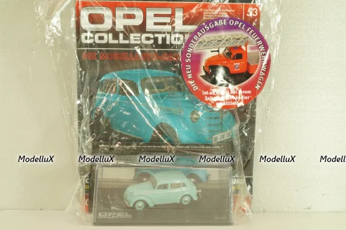 Opel Kadett K38 1937, light blue, OPC053, Opel Collection #53, Altaya  1:43 с журналом, запечатанный!