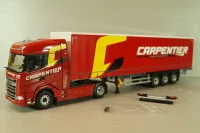 DAF XG with semi-trailer "Carpentier" 2008, red, 117898, Eligor 1:43 