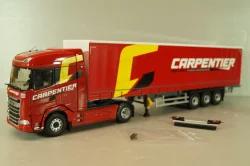 DAF XG with semi-trailer "Carpentier" 2008, red, 117898, Eligor 1:43 