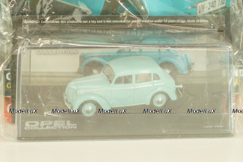 Opel Kadett K38 1937, light blue, OPC053, Opel Collection #53, Altaya  1:43 с журналом, запечатанный!