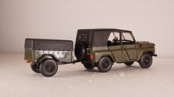 Уаз-469 с прицепом, Агат 1:43