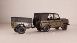 Уаз-469 с прицепом, Агат 1:43