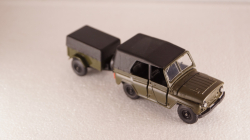 Уаз-469 с прицепом, Агат 1:43