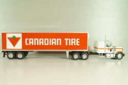 Chevrolet Bison with semi-trailer Canadian Tire, 1978, white/orange, American trucks, France №81, Altaya 1:43