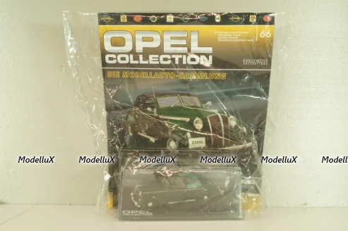 Opel Admiral Cabriolet Glaser 1938, green, OPC066, Opel Collection #66 1:43 с журналом, запечатанный!