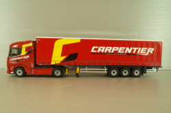 DAF XG with semi-trailer "Carpentier" 2008, red, 117898, Eligor 1:43 