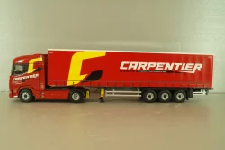 DAF XG with semi-trailer "Carpentier" 2008, red, 117898, Eligor 1:43 