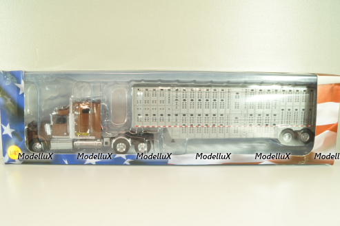 Western Star 4900 with semi-trailer 1990, brown/grey, American trucks, France №85, Altaya 1:43