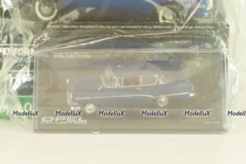 Opel Rekord PI 1957, blue, OPC096, Opel Collection #96 1:43 с журналом, запечатанный!