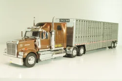 Western Star 4900 with semi-trailer 1990, brown/grey, American trucks, France №85, Altaya 1:43