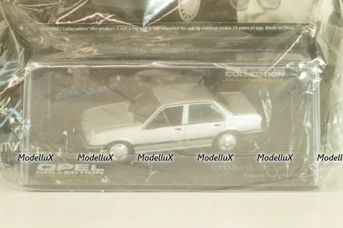 Opel Ascona (C) Erhard Schell 1967, silver, OPCD127, Opel Collection Designer #127 1:43 с журналом, запечатанный!