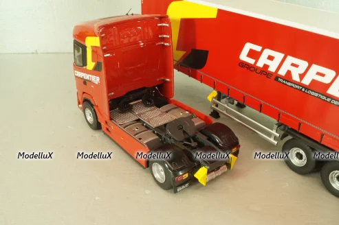 DAF XG with semi-trailer "Carpentier" 2008, red, 117898, Eligor 1:43 