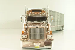 Western Star 4900 with semi-trailer 1990, brown/grey, American trucks, France №85, Altaya 1:43