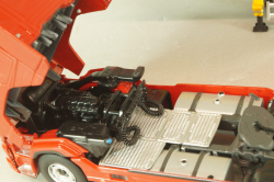 DAF XG with semi-trailer "Carpentier" 2008, red, 117898, Eligor 1:43 