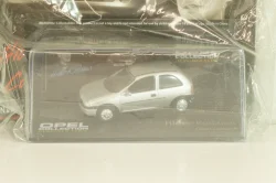 Opel Corsa (B), Hideo Kodama 1993, silver, OPCD129, Opel Collection Designer #129 1:43 с журналом, запечатанный!