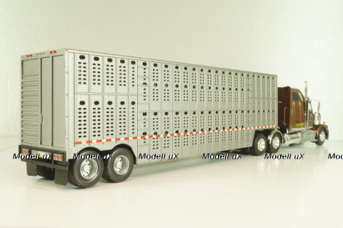 Western Star 4900 with semi-trailer 1990, brown/grey, American trucks, France №85, Altaya 1:43