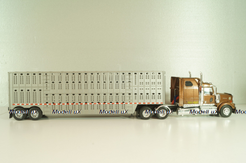 Western Star 4900 with semi-trailer 1990, brown/grey, American trucks, France №85, Altaya 1:43