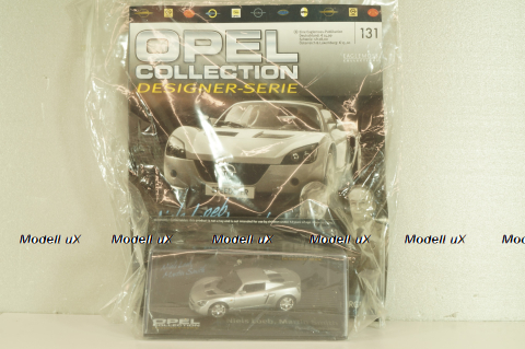 Opel Speedster, N.Loeb/M.Smith 2000, silver, OPCD131, Opel Collection Designer #131 1:43 с журналом, запечатанный!