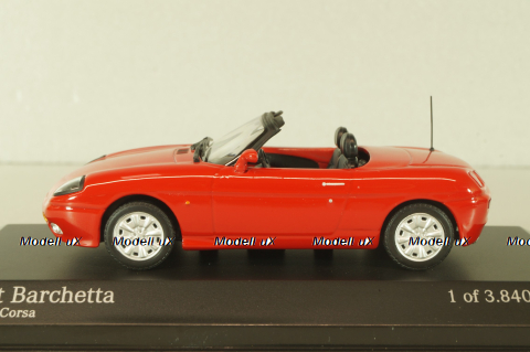 Fiat Barchetta 1995, red, 430121930, Minichamps 1:43