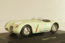 Jaguar C-Type #50 GP Reims 1952, Stirling Moss, Atlas 1:43
