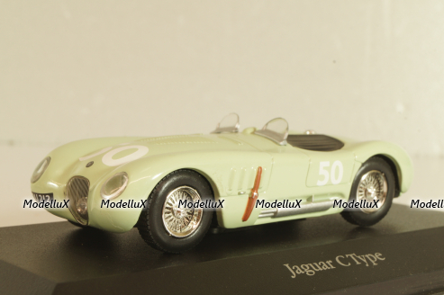 Jaguar C-Type #50 GP Reims 1952, Stirling Moss, Atlas 1:43