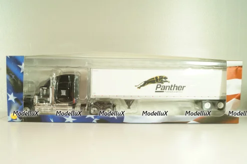 International Lonestar with semi-trailer Panther, 2016, black/white, American trucks, France №82, Altaya 1:43