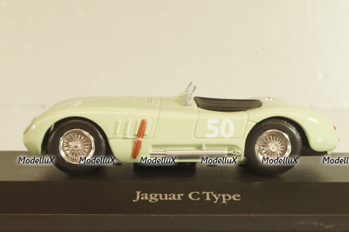 Jaguar C-Type #50 GP Reims 1952, Stirling Moss, Atlas 1:43