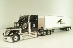 International Lonestar with semi-trailer Panther, 2016, black/white, American trucks, France №82, Altaya 1:43