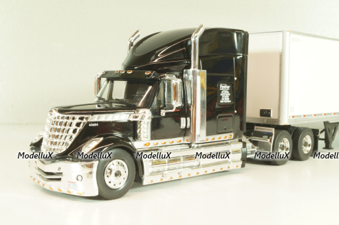 International Lonestar with semi-trailer Panther, 2016, black/white, American trucks, France №82, Altaya 1:43