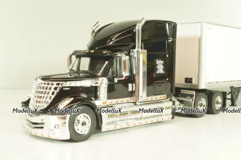International Lonestar with semi-trailer Panther, 2016, black/white, American trucks, France №82, Altaya 1:43