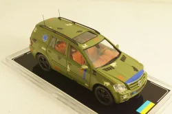 Mercedes GL500 X164 Ukraine Territorial Forces Gun Truck (Kyiv 2022), TruckTyr 1:43
