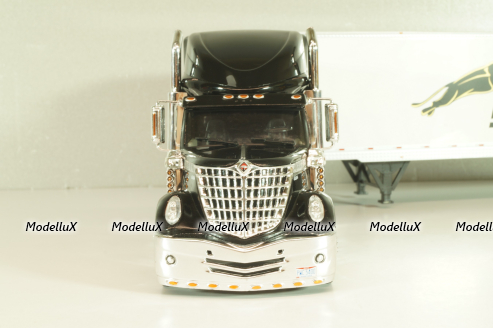 International Lonestar with semi-trailer Panther, 2016, black/white, American trucks, France №82, Altaya 1:43