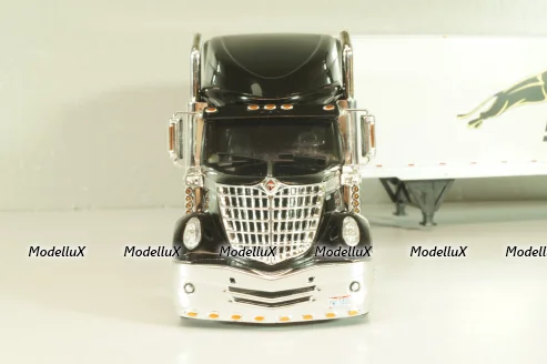 International Lonestar with semi-trailer Panther, 2016, black/white, American trucks, France №82, Altaya 1:43