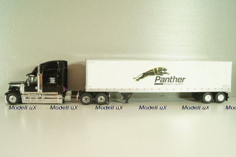 International Lonestar with semi-trailer Panther, 2016, black/white, American trucks, France №82, Altaya 1:43