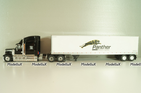 International Lonestar with semi-trailer Panther, 2016, black/white, American trucks, France №82, Altaya 1:43