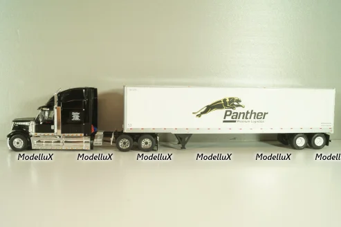 International Lonestar with semi-trailer Panther, 2016, black/white, American trucks, France №82, Altaya 1:43