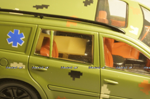 Mercedes GL500 X164 Ukraine Territorial Forces Gun Truck (Kyiv 2022), TruckTyr 1:43