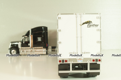 International Lonestar with semi-trailer Panther, 2016, black/white, American trucks, France №82, Altaya 1:43