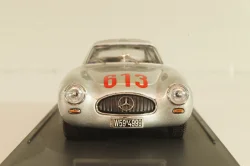 Mercedes-Benz 300 SL Gullwing #613 4th Mille Miglia 1952 Caracciola/Kurrle, silver, BG7213, Bang 1:43