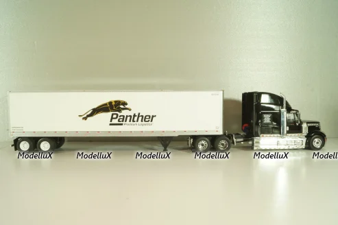 International Lonestar with semi-trailer Panther, 2016, black/white, American trucks, France №82, Altaya 1:43