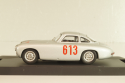 Mercedes-Benz 300 SL Gullwing #613 4th Mille Miglia 1952 Caracciola/Kurrle, silver, BG7213, Bang 1:43