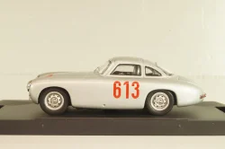 Mercedes-Benz 300 SL Gullwing #613 4th Mille Miglia 1952 Caracciola/Kurrle, silver, BG7213, Bang 1:43