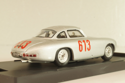 Mercedes-Benz 300 SL Gullwing #613 4th Mille Miglia 1952 Caracciola/Kurrle, silver, BG7213, Bang 1:43
